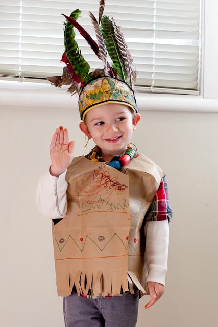 how to make an indian costume for kids