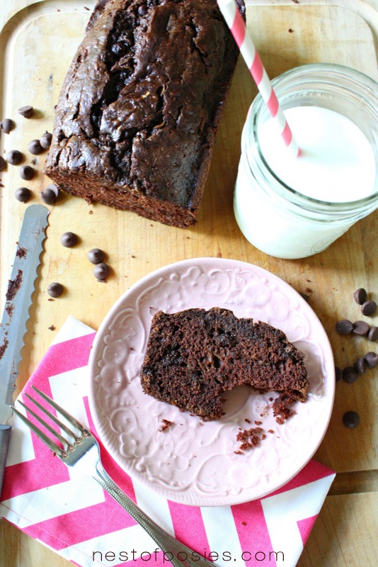 Decadent Chocolate Zucchini Bread | Faith, Hope, Love, and Luck Survive Despite a Whiskered Accomplice