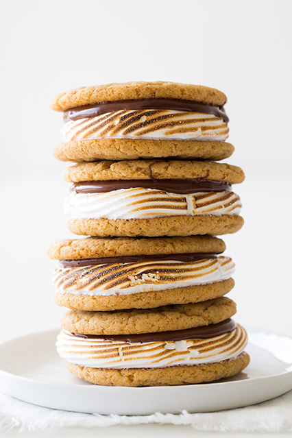 S'mores Cookie Sandwiches | Faith, Hope, Love, and Luck Survive Despite a Whiskered Accomplice
