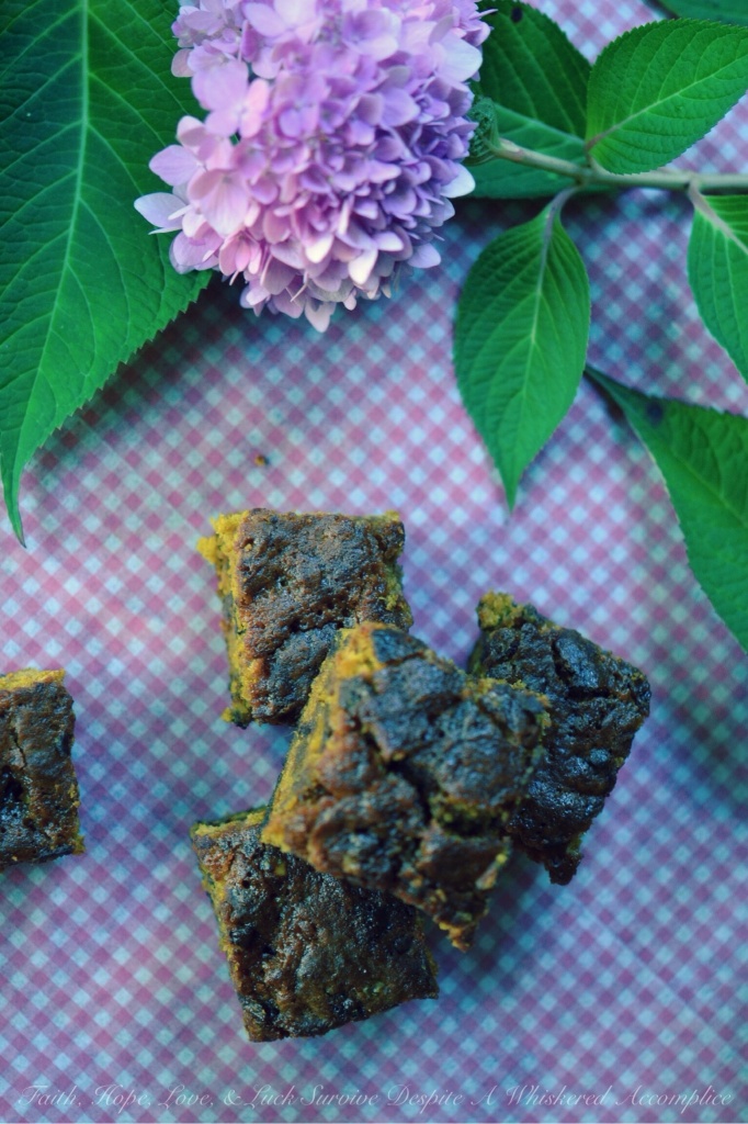 Pumpkin Caramel Toffee Bars | Faith, Hope, Love, & Luck Survive Despite A Whiskered Accomplice