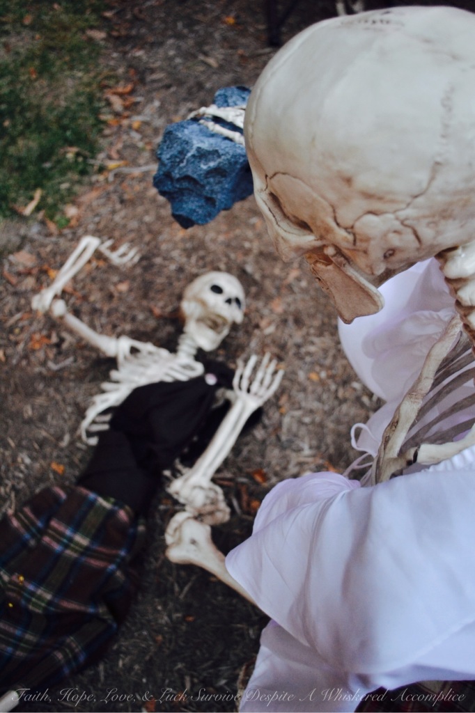 Scottish Skeleton Clan Army | Faith, Hope, Love, & Luck Survive Despite A Whiskered Accomplice