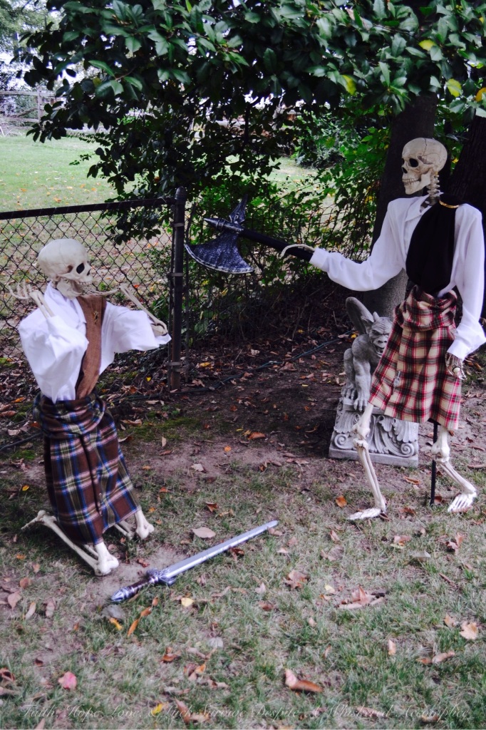 Scottish Skeleton Clan Army | Faith, Hope, Love, & Luck Survive Despite A Whiskered Accomplice