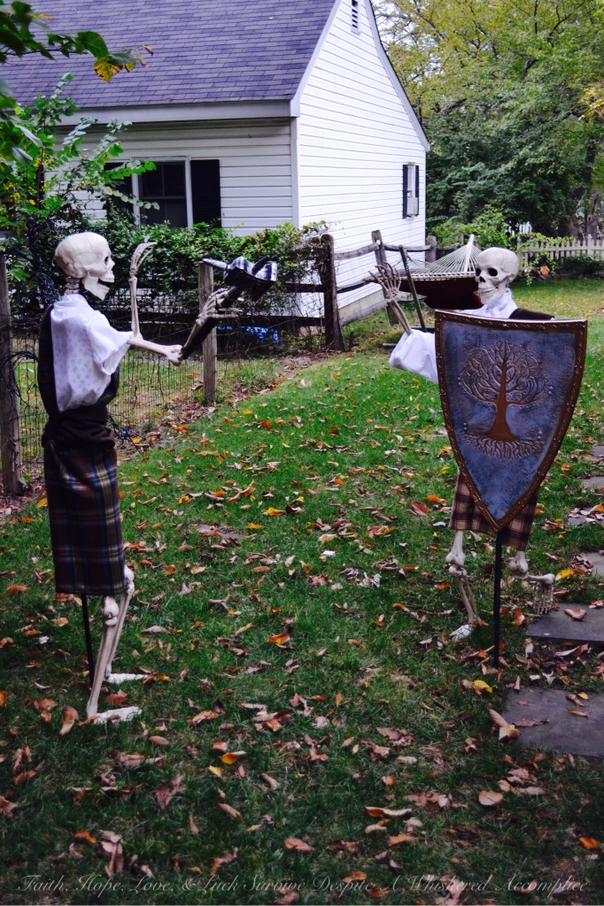 Scottish Skeleton Clan Army | Faith, Hope, Love, & Luck Survive Despite A Whiskered Accomplice