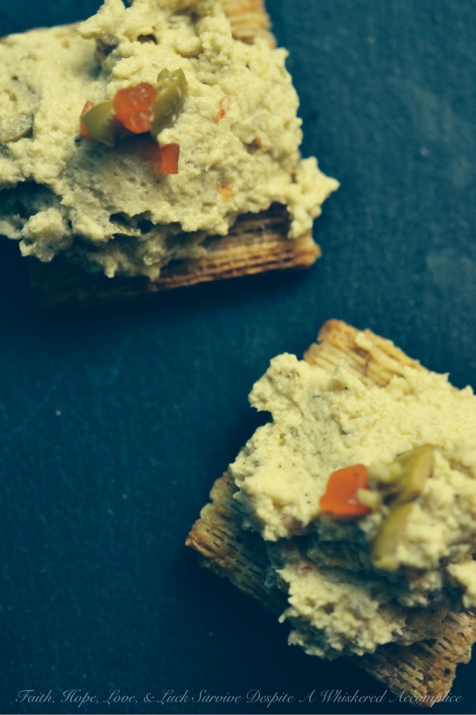 Birthday Leftover Chicken Spread | Faith, Hope, Love, and Luck Survive Despite a Whiskered Accomplice