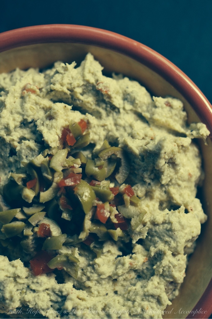 Birthday Leftover Chicken Spread | Faith, Hope, Love, and Luck Survive Despite a Whiskered Accomplice