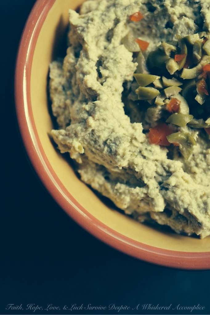 Birthday Leftover Chicken Spread | Faith, Hope, Love, and Luck Survive Despite a Whiskered Accomplice