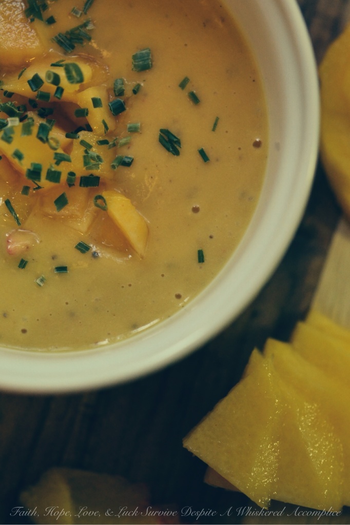 Fresh Peach Salad Dressing | Faith, Hope, Love, and Luck Survive Despite a Whiskered Accomplice