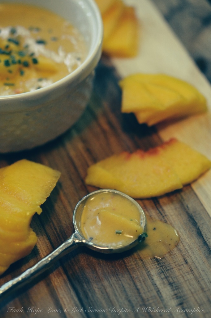 Fresh Peach Salad Dressing | Faith, Hope, Love, and Luck Survive Despite a Whiskered Accomplice