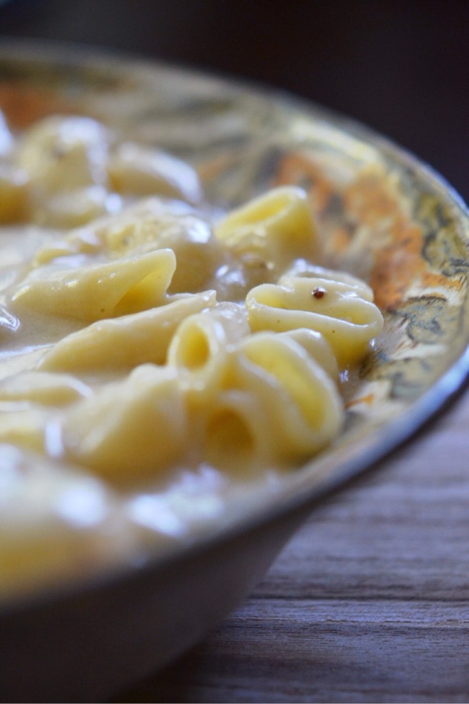 Stone Ground Mustard Mac and Cheese | Faith, Hope, Love, and Luck Survive Despite a Whiskered Accomplice