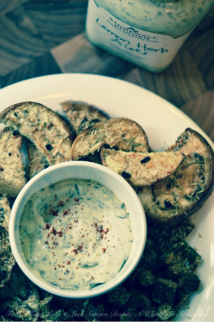 Baked Cracker Coated Veggies | Faith, Hope, Love, and Luck Survive Despite a Whiskered Accomplice