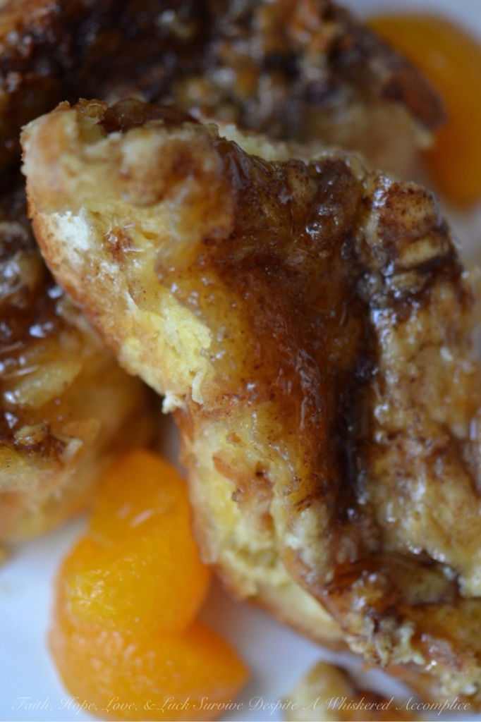 Creme Brûlée French Toast | Faith, Hope, Love, and Luck Survive Despite a Whiskered Accomplice