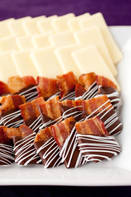 Chocolate Covered Bacon Bites | Faith, Hope, Love, and Luck Survive Despite a Whiskered Accomplice