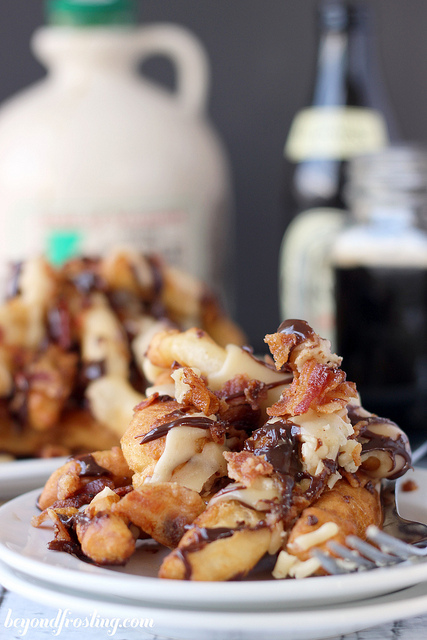 Loaded Maple Bacon Donut Fries | Faith, Hope, Love, and Luck Survive Despite a Whiskered Accomplice