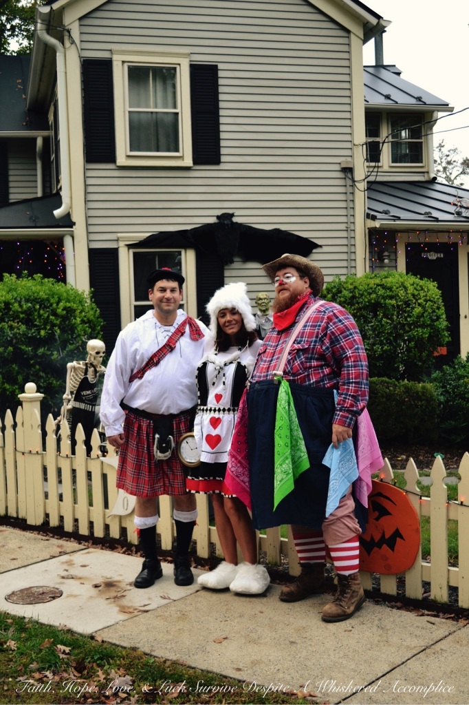 The Delawder Matthews 2014 Halloween Costumes | Faith, Hope, Love, and Luck Survive Despite a Whiskered Accomplice