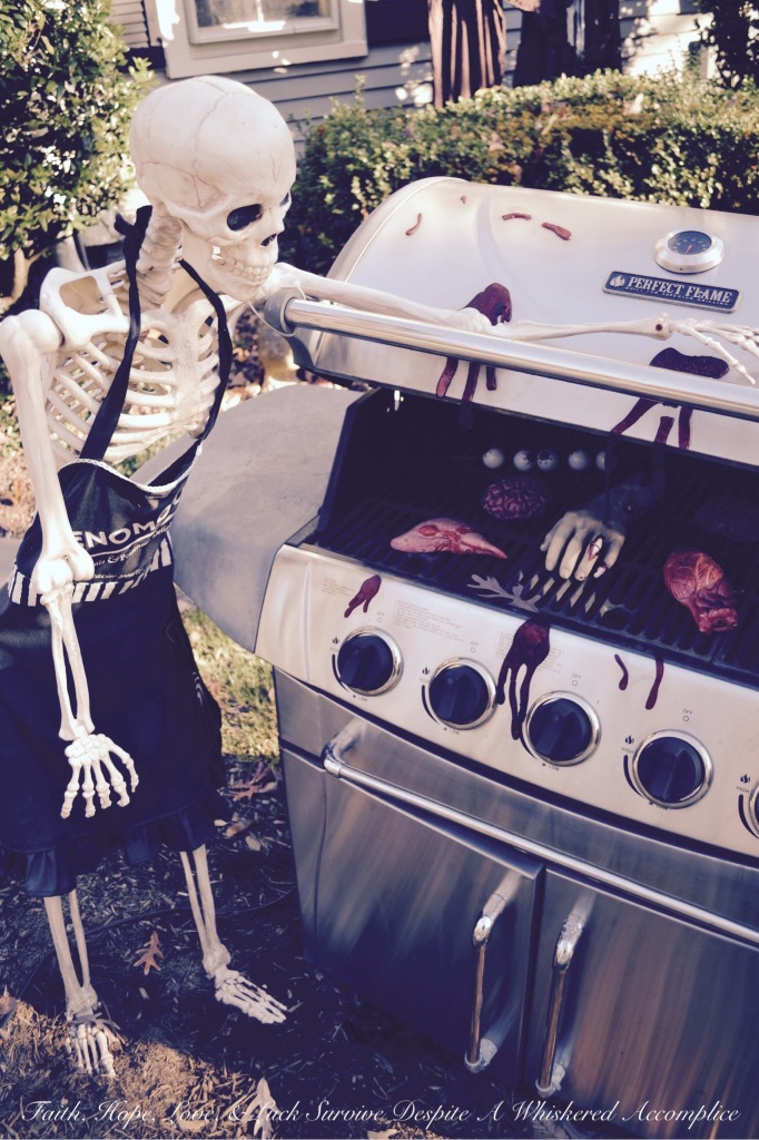 2014 Delawder Matthews Halloween House | Faith, Hope, Love, and Luck Survive Despite a Whiskered Accomplice