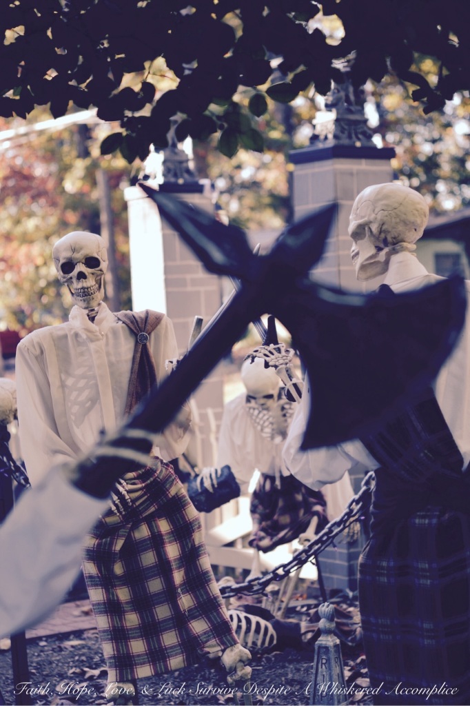 2014 Delawder Matthews Halloween House | Faith, Hope, Love, and Luck Survive Despite a Whiskered Accomplice