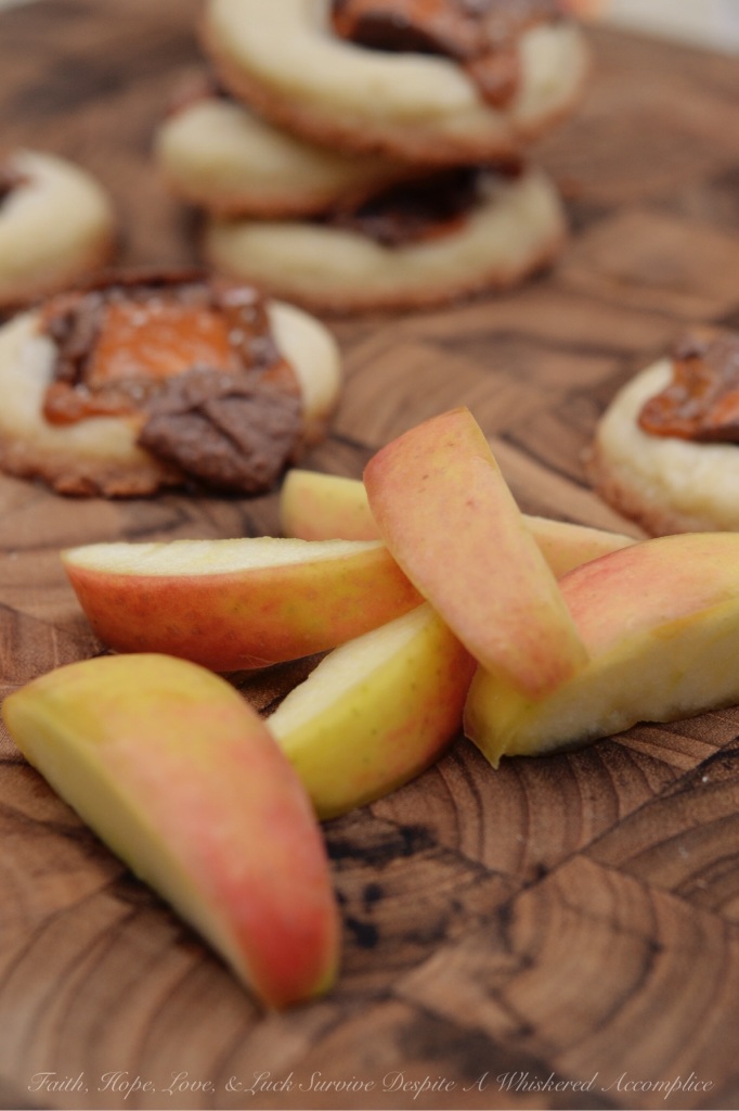 Milky Way Caramel Apple Shortbread | Faith, Hope, Love, and Luck Survive Despite a Whiskered Accomplice