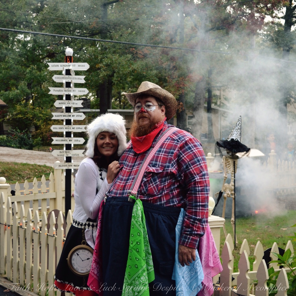 The White Rabbit and The Rodeo Clown | Faith, Hope, Love, and Luck Survive Despite a Whiskered Accomplice