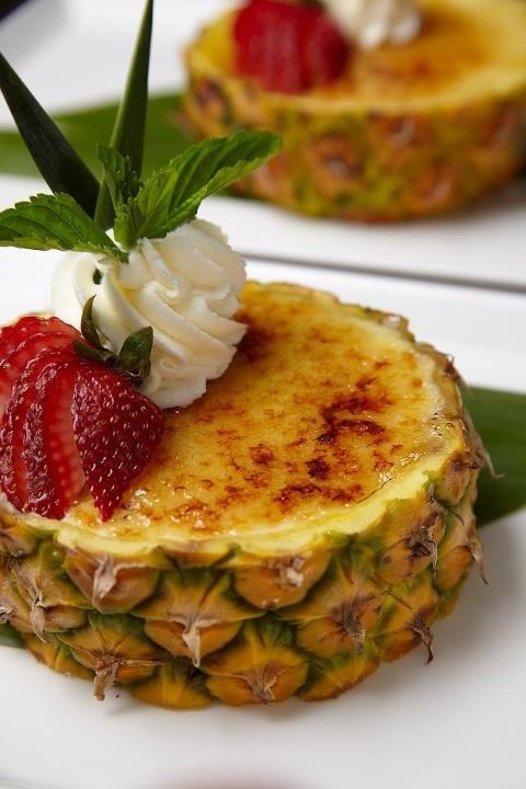 Creme Brulee in a Pineapple | Faith, Hope, Love, and Luck Survive Despite a Whiskered Accomplice