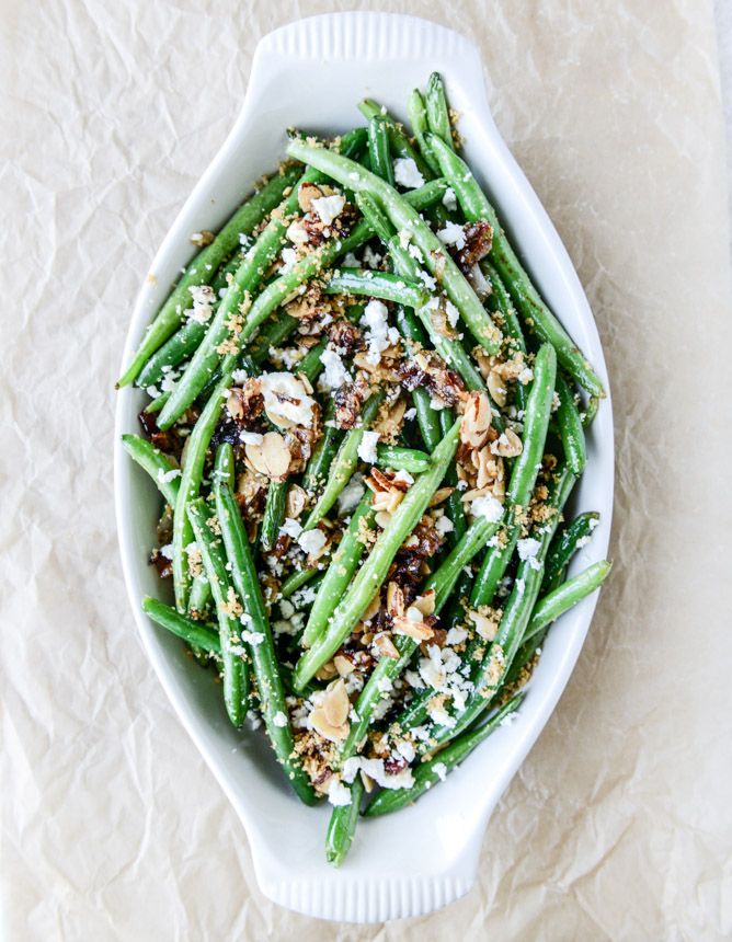 Loaded Skillet Toasted Green Beans | Faith, Hope, Love, and Luck Survive Despite a Whiskered Accomplice