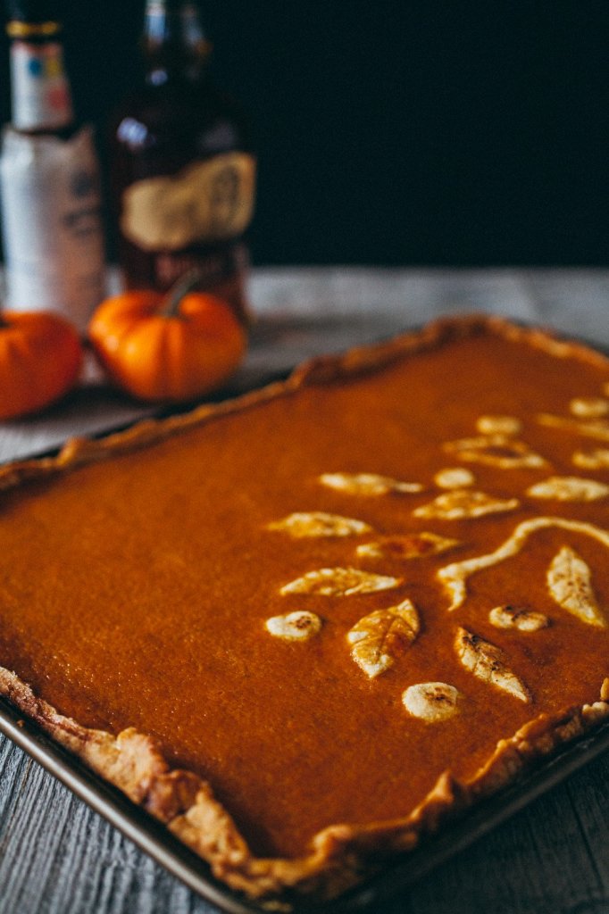 Old Fashioned Pumpkin Pie with Bourbon and Bitters | Faith, Hope, Love, and Luck Survive Despite a Whiskered Accomplice
