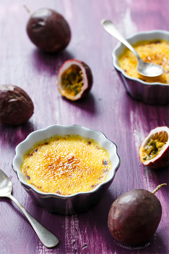 Passion Fruit Creme Brulee | Faith, Hope, Love, and Luck Survive Despite a Whiskered Accomplice