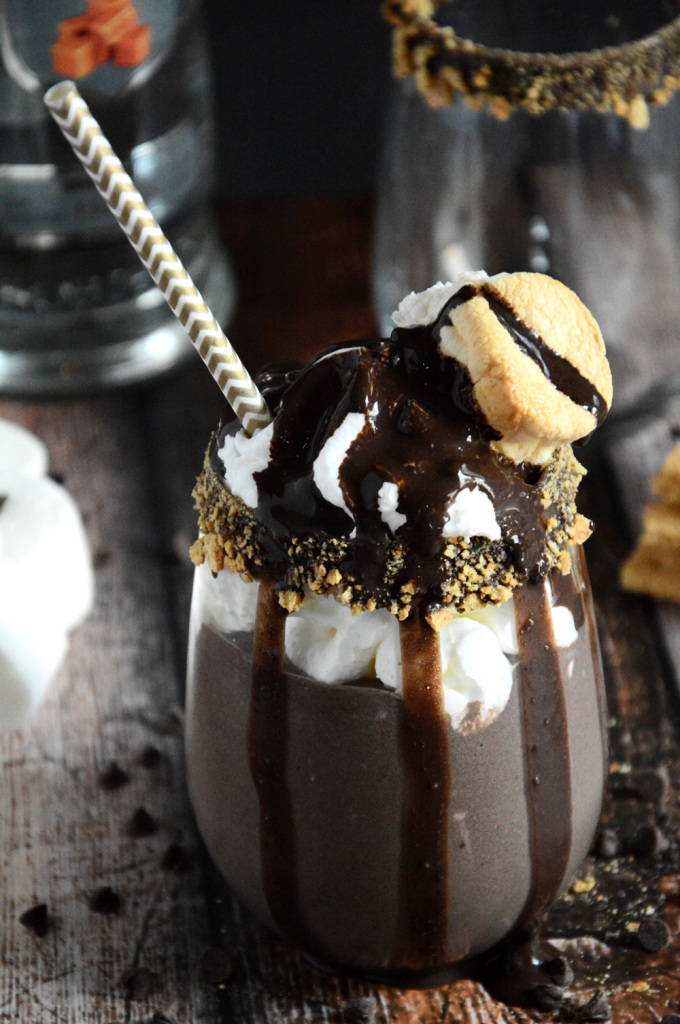 Tipsy Caramel S'mores Milkshake | Faith, Hope, Love, and Luck Survive Despite a Whiskered Accomplice