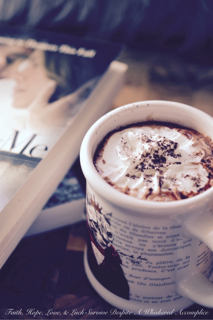 Sea Salted Hot Chocolate | Faith, Hope, Love, and Luck Survive Despite a Whiskered Accomplice