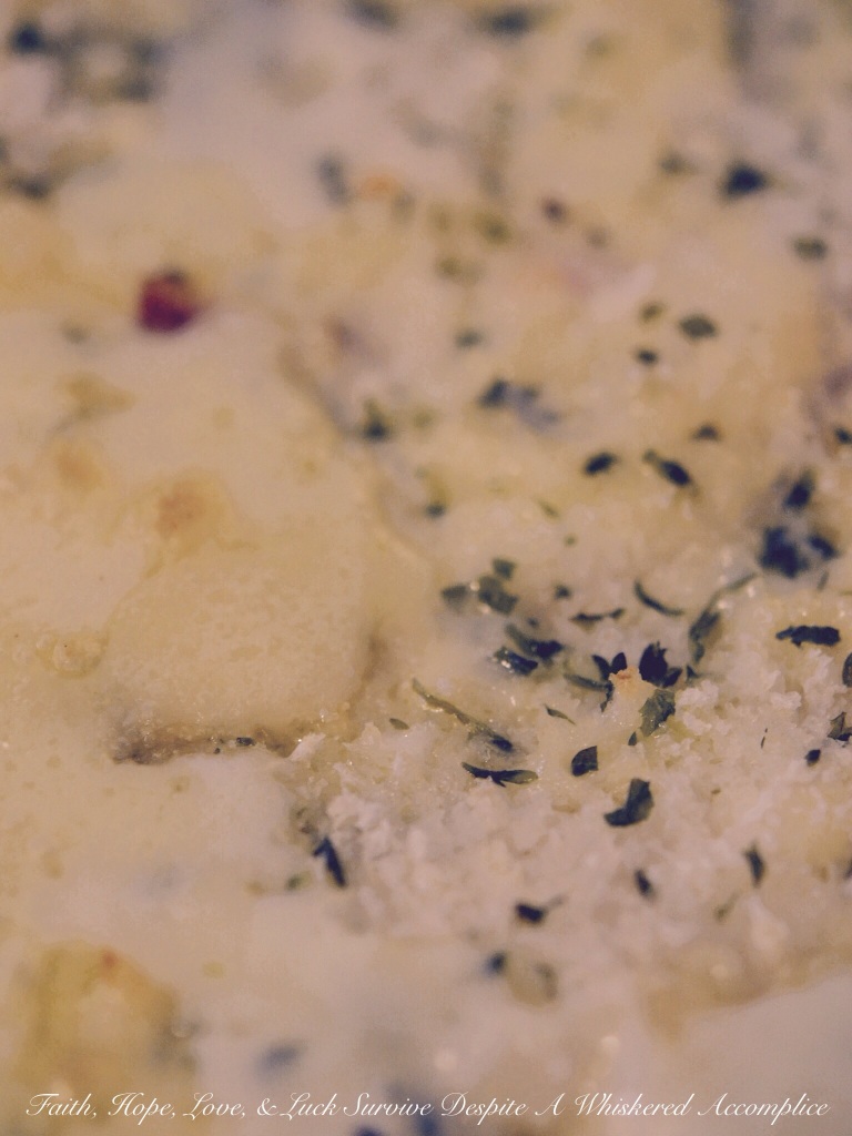 Cauliflower Au Gratin | Faith, Hope, Love, and Luck Survive Despite a Whiskered Accomplice