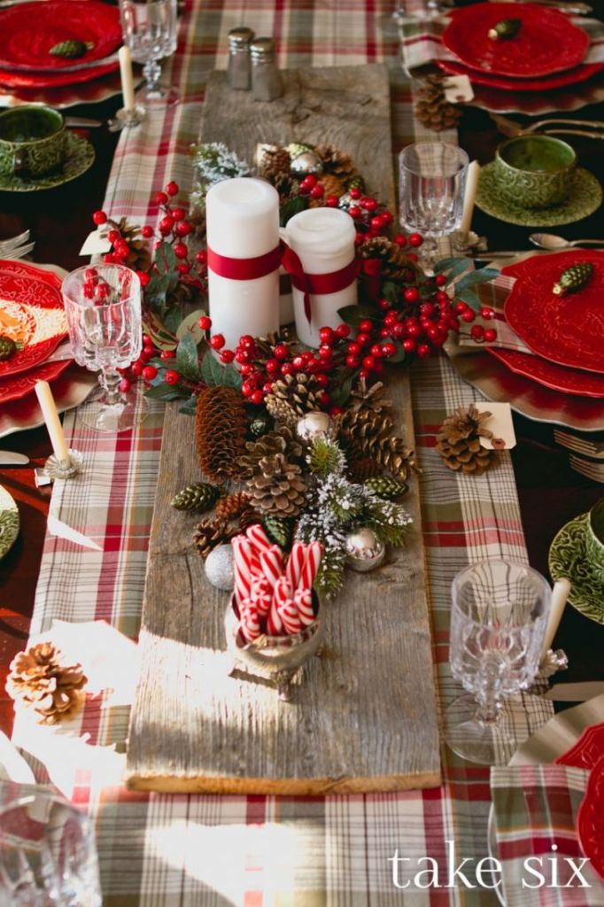 Christmas Tablescape | Faith, Hope, Love, and Luck Survive Despite a Whiskered Accomplice