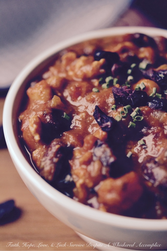 Christmas Chili - This Christmas Chili recipe is perfect for the holiday season. It's a warm, festive bowl of comfort that is sure to bring joy to your dinner table. It's made with a bottle of porter, canned pumpkin, honey, beans, ground chicken, and dried sweetened cranberries. Fire-roasted tomatoes and pickled jalapeños are added in for extra spice. It's the perfect meal to cozy up with on a cold winter night.