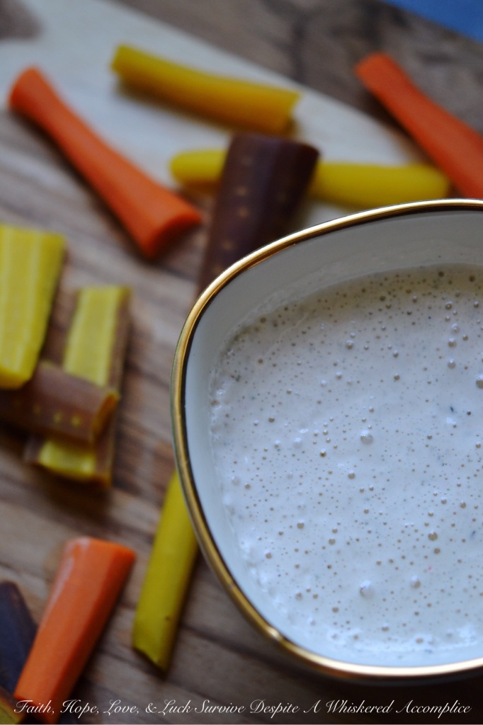 Penzeys Kicked Up Buttermilk Ranch Dip and Dressing | Faith, Hope, Love, and Luck Survive Despite a Whiskered Accomplice