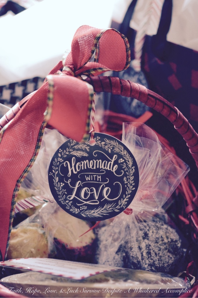 Christmas Cookie Packaging | Faith, Hope, Love, and Luck Survive Despite a Whiskered Accomplice
