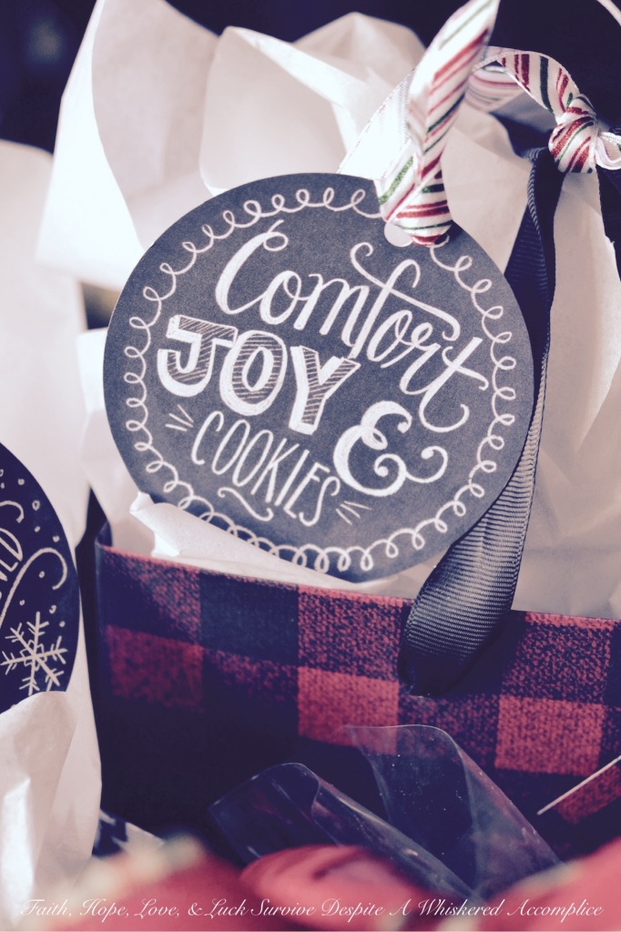 Christmas Cookie Packaging | Faith, Hope, Love, and Luck Survive Despite a Whiskered Accomplice