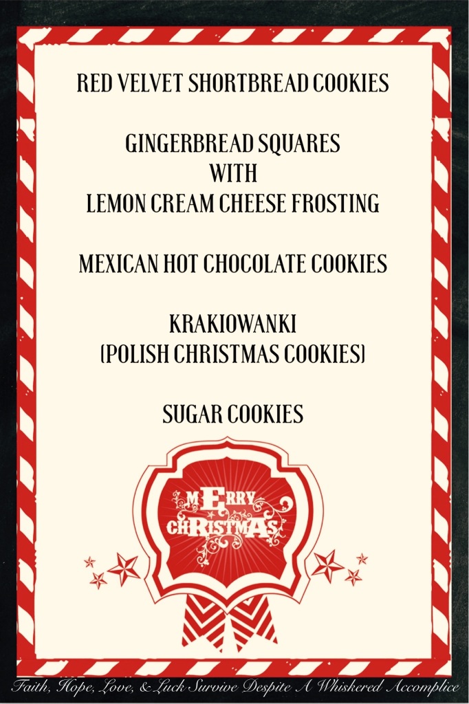 Christmas Cookie Packaging | Faith, Hope, Love, and Luck Survive Despite a Whiskered Accomplice