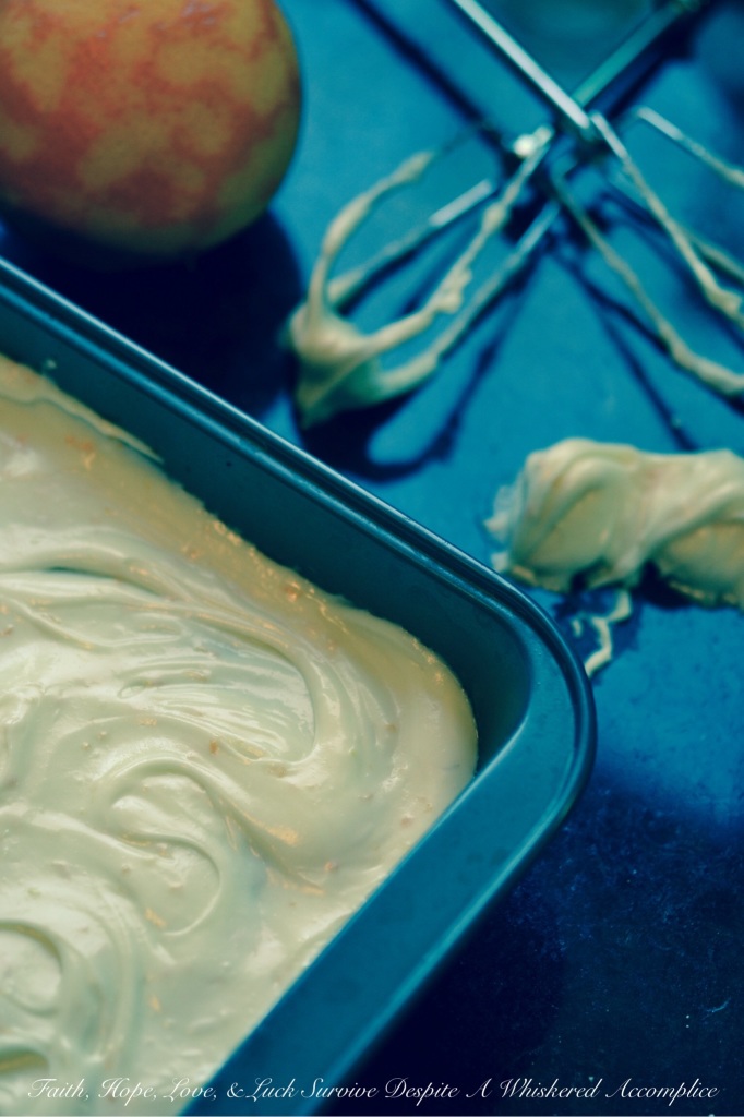 Gingerbread with Citrus Cream Cheese Frosting | Faith, Hope, Love, and Luck Survive Despite a Whiskered Accomplice