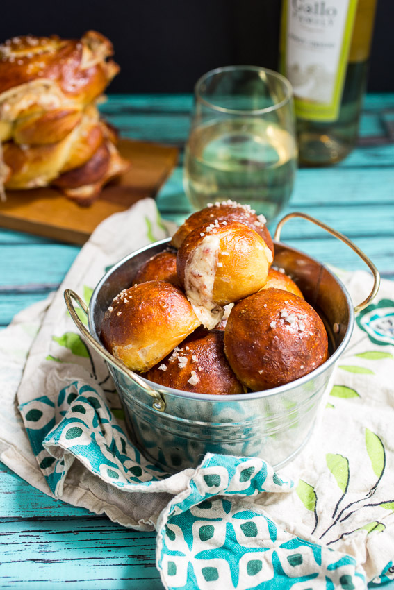 Bacon and Cheese Pretzel Bites | Faith, Hope, Love, and Luck Survive Despite a Whiskered Accomplice
