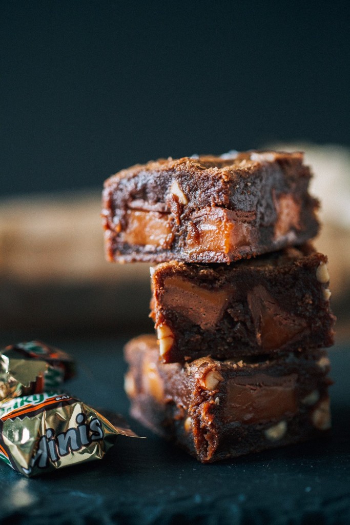 Peanut Butter Milky Way Blondies | Faith, Hope, Love, and Luck Survive Despite a Whiskered Accomplice