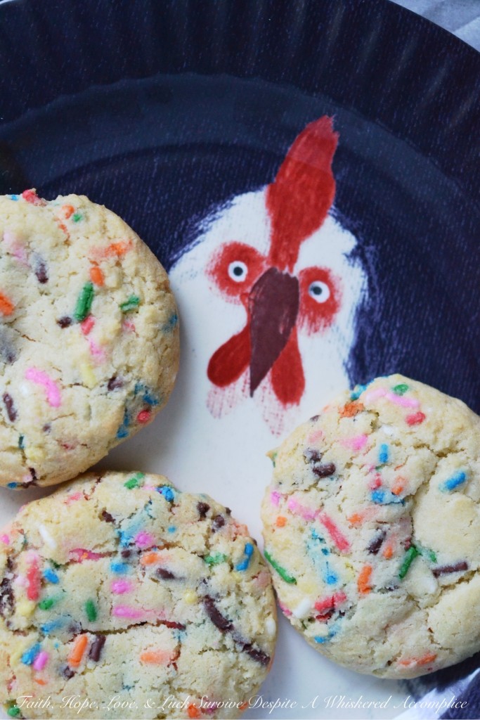 Almond Sprinkle Cookies - What's better than a cookie loaded with lots and lots of rainbow sprinkles? A delicate, sweet, and absolutely yummy sprinkle-packed cookie with a lovely almond flavor. These cookies aren't just pretty, they're seriously delicious.