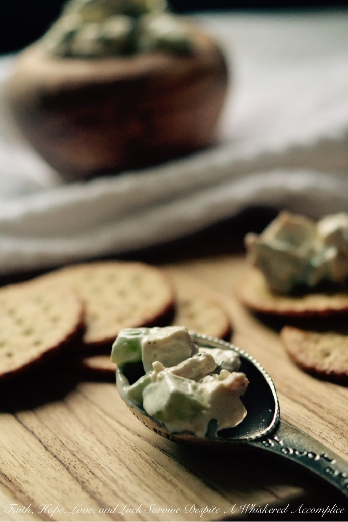 Baked Tarragon Chicken Salad | Faith, Hope, Love, and Luck Survive Despite a Whiskered Accomplice