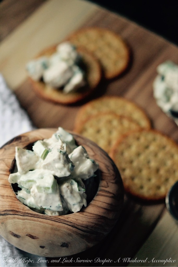 Baked Tarragon Chicken Salad | Faith, Hope, Love, and Luck Survive Despite a Whiskered Accomplice