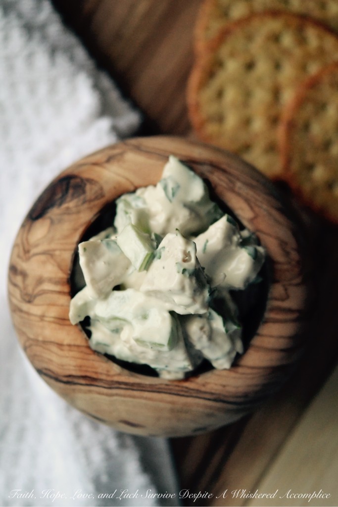 Baked Tarragon Chicken Salad | Faith, Hope, Love, and Luck Survive Despite a Whiskered Accomplice