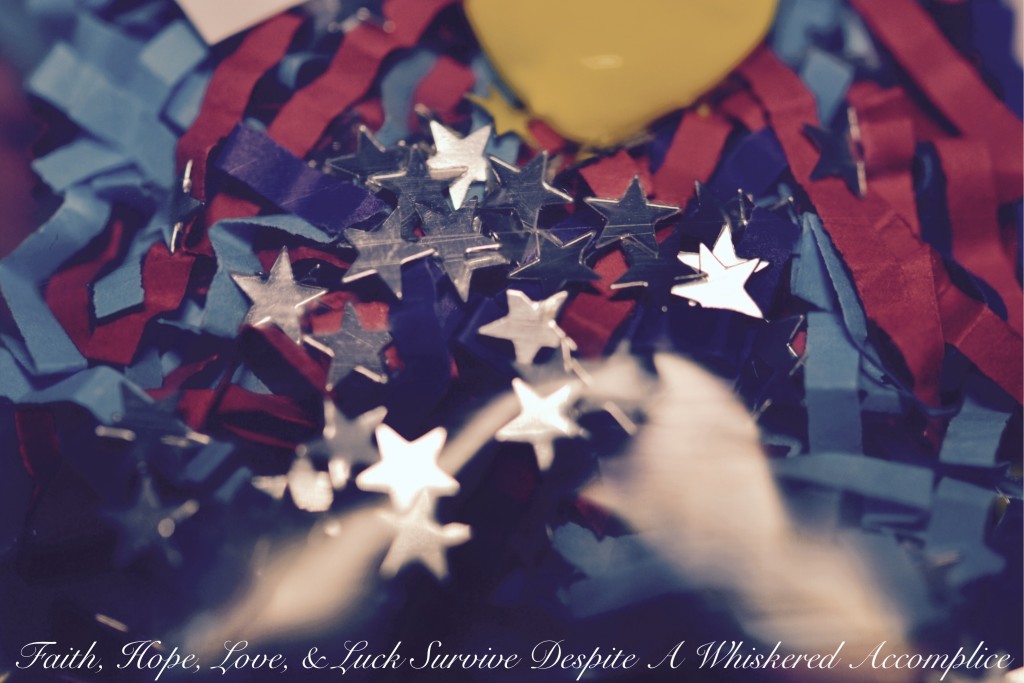Happy Birthday 2014 | Faith, Hope, Love, and Luck Survive Despite a Whiskered Accomplice