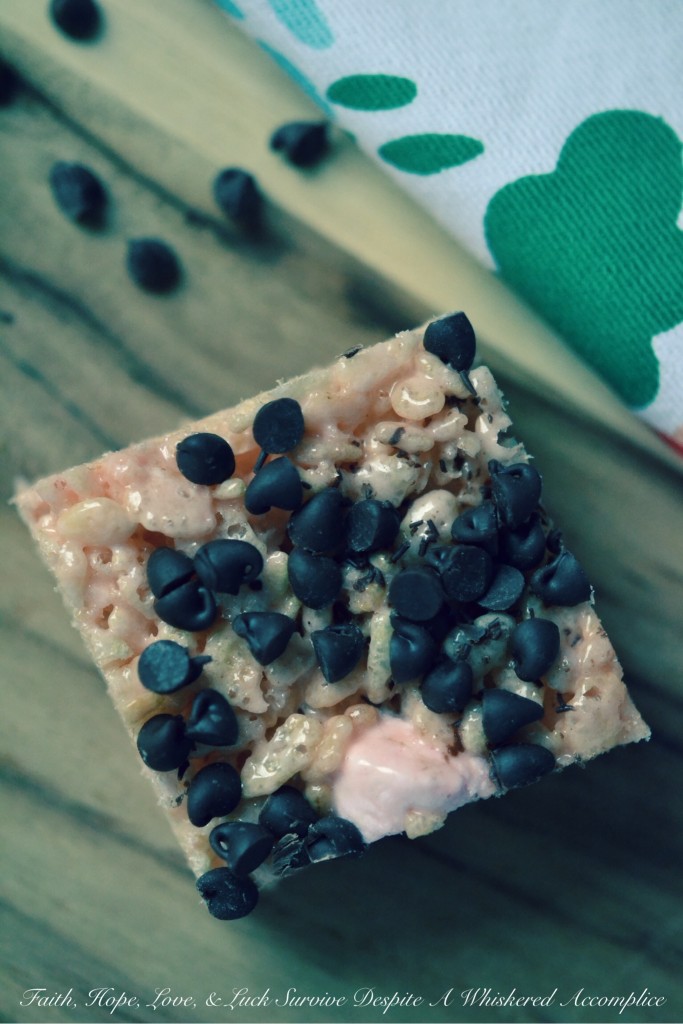 Berry Rice Krispies Treats | Faith, Hope, Love, and Luck Survive Despite a Whiskered Accomplice