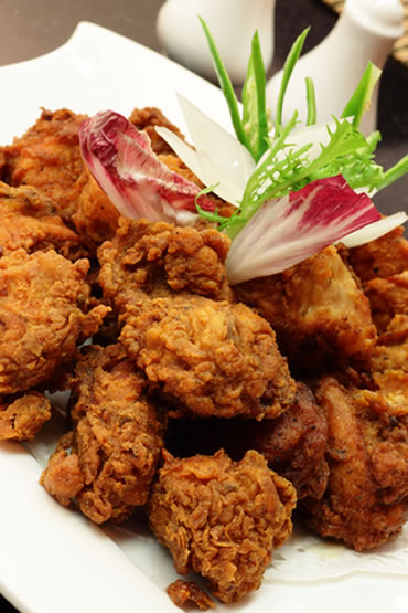 Fried Caribbean Chicken | Faith, Hope, Love, and Luck Survive Despite a Whiskered Accomplice