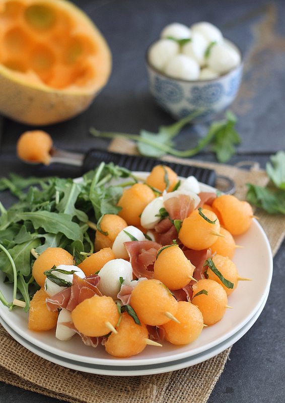 Melon, Prosciutto and Mozzarella Sticks | Faith, Hope, Love, and Luck Survive Despite a Whiskered Accomplice
