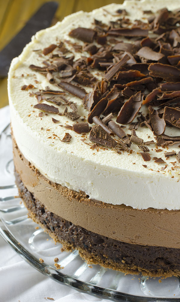 Triple Chocolate Mousse Cake | Faith, Hope, Love, and Luck Survive Despite a Whiskered Accomplice