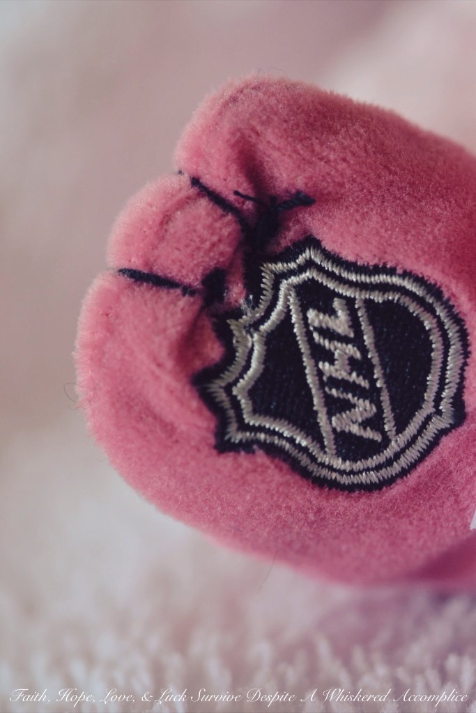 Happy Valentine's Day from Lars the Swedish Hockey Monkey | Faith, Hope, Love, and Luck Survive Despite a Whiskered Accomplice