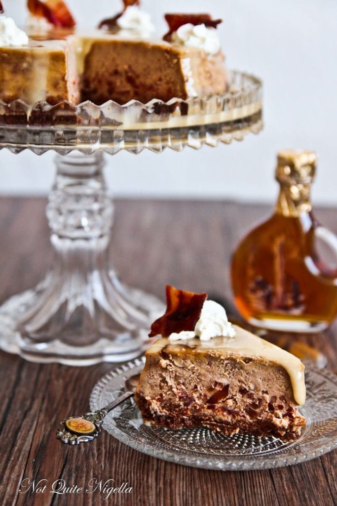 Bacon Maple Cheesecake | Faith, Hope, Love, and Luck Survive Despite a Whiskered Accomplice