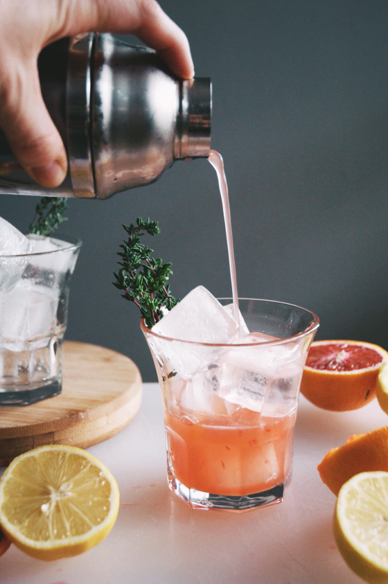 Blood Orange Whiskey Cocktail | Faith, Hope, Love, and Luck Survive Despite a Whiskered Accomplice